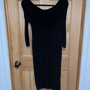 Bodycon off the shoulder long sleeve Fashion Nova dress